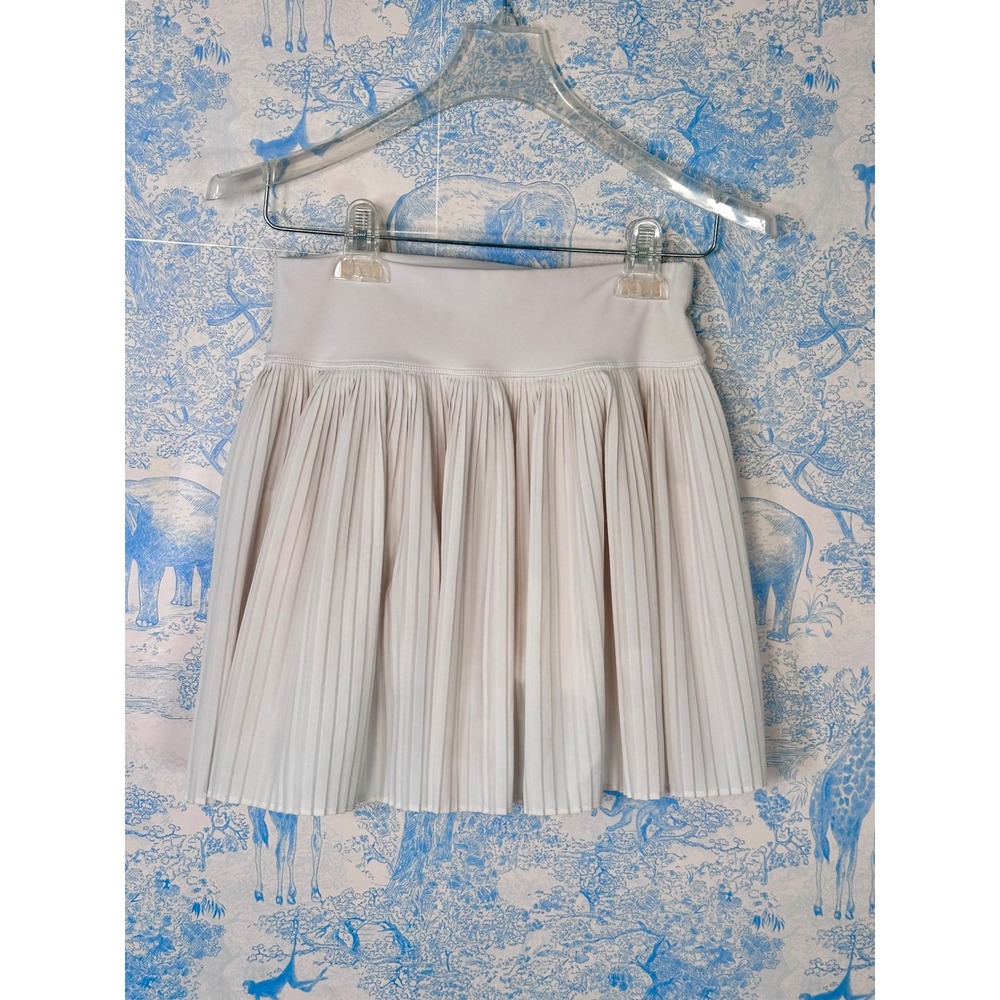 Yogalicious Lightstreme Hybrid Strut This Skort stone Pleated Tennis Skirt M